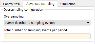 Configuration of oversampling in Simulink