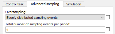 Configuration of oversampling in PLECS