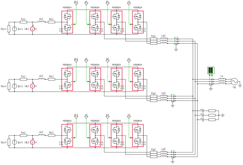 Schematic of the multi-converter system