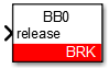 Screenshot of the safety brake block for Simulink