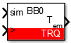 Screenshot of the torque sensor block for Simulink.