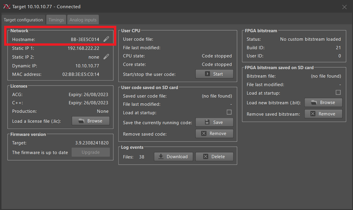 Where to change the hostname in Cockpit