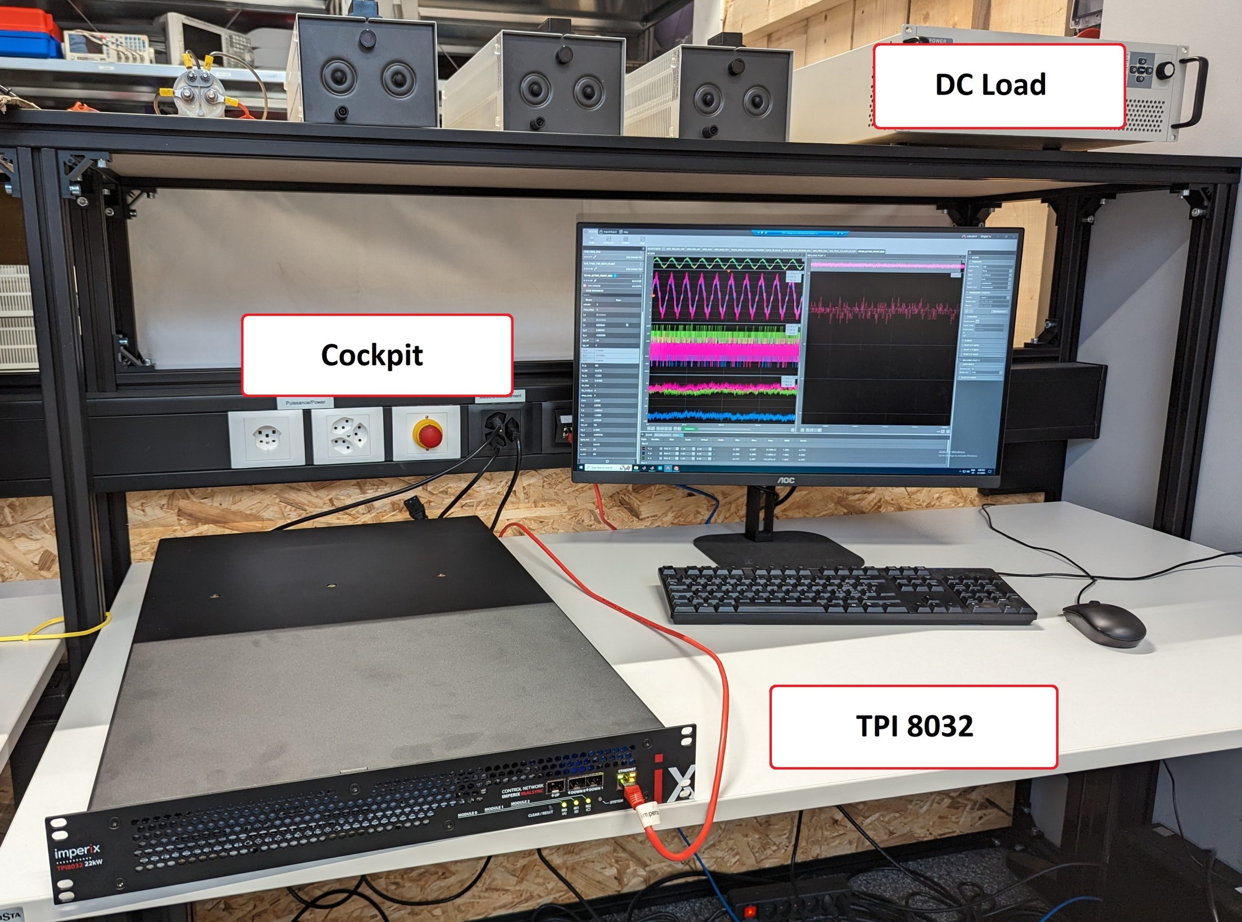 Active Front End experimental setup