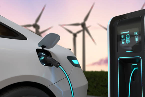 power electronics related image on theme of Fast electric vehicle charger with intermediate energy storage