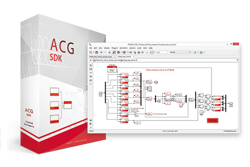 power electronics related image on theme of Getting started with ACG SDK in Matlab/Simulink