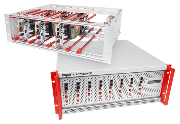 Possible mechanical integration of several IGBT half-bridge modules.