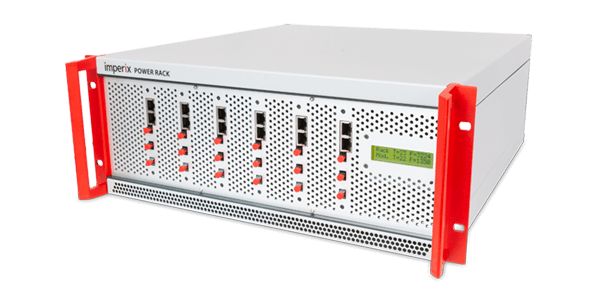 Double SiC inverter made of several SiC half-bridge modules.