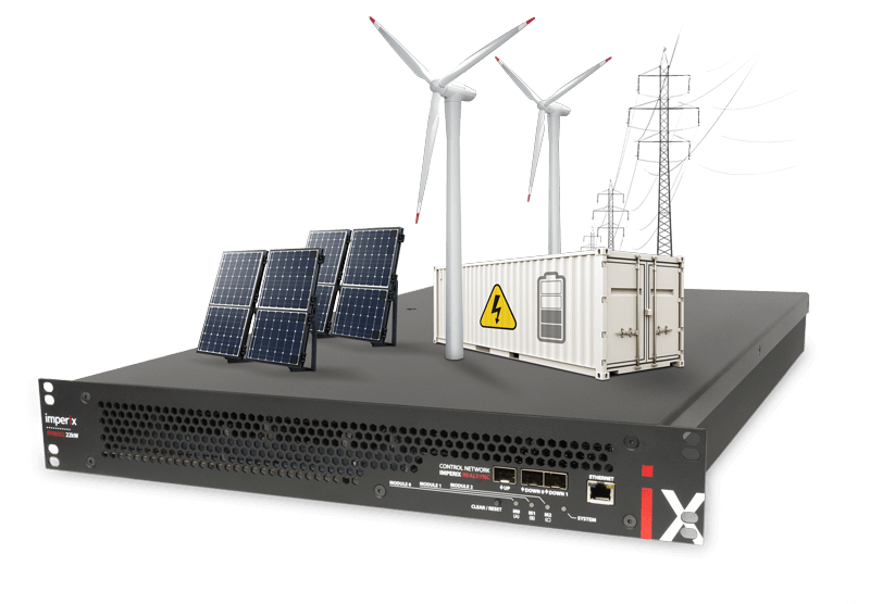 Programmable three-phase power inverter