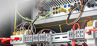 imperix accessories in a cabinet